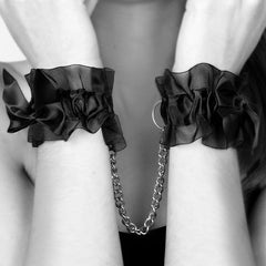 BIJOUX - INDISCRETS FROU FROU ORGANZA HANDCUFFS - 53Xshop