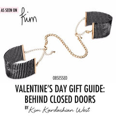 BIJOUX - DÉSIR MÉTALLIQUE BLACK METAL MESH HANDCUFFS - 53Xshop