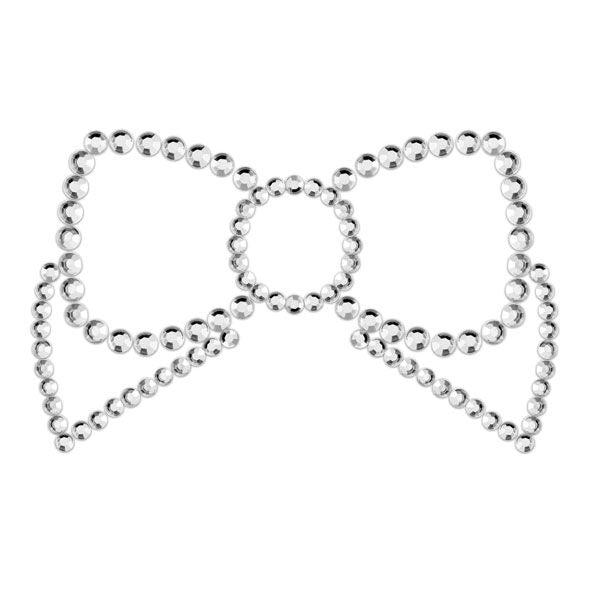 BIJOUX - MIMI BOW SILVER NIPPLE COVERS - 53Xshop