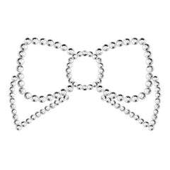 BIJOUX - MIMI BOW SILVER NIPPLE COVERS - 53Xshop