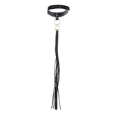 BIJOUX INDISCRETS MAZE - TASSEL CHOKER BLACK - 53Xshop