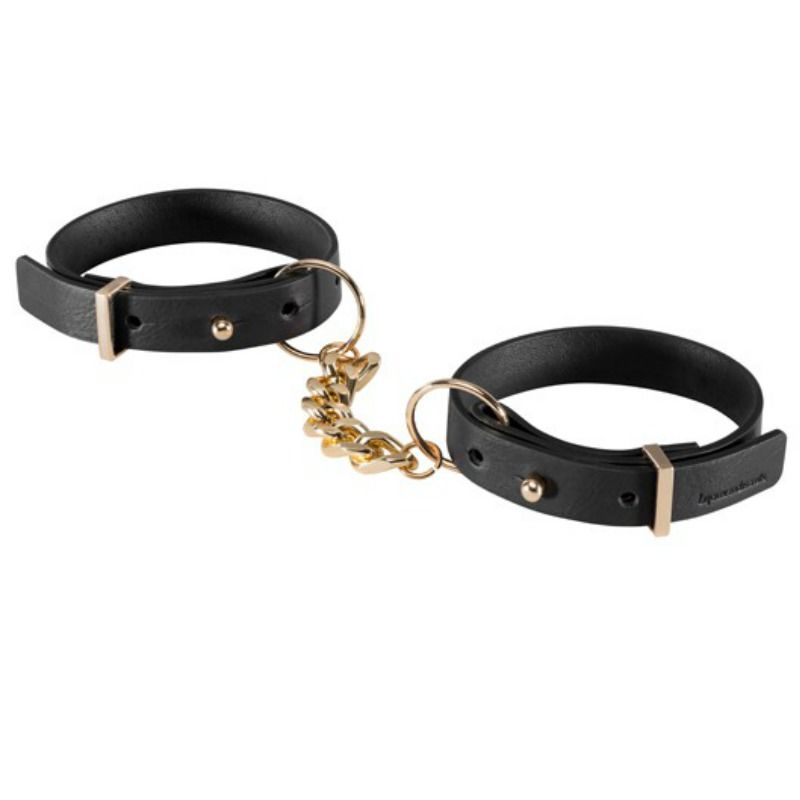 BIJOUX - INDISCRETS MAZE HANDCUFFS BLACK BRACELETS - 53Xshop