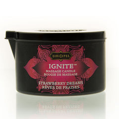 KAMASUTRA - STRAWBERRY DREAMS MASSAGE CANDLE 170 GR - 53Xshop