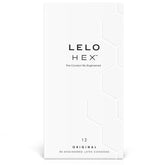 LELO - HEX CONDOM BOX 12 UNITS - 53Xshop