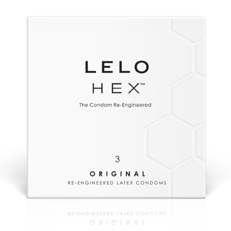 LELO - HEX CONDOM BOX 3 UNITS - 53Xshop
