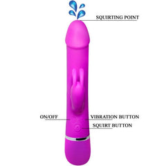 PRETTY LOVE - HENRY VIBRATOR WITH 12 VIBRATION MODES AND SQUIRT FUNCTION - 53Xshop