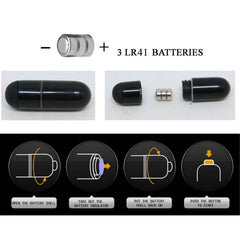 PRETTY LOVE - FLIRTATION STANFORD BLACK VIBRATION THIMBLE - 53Xshop