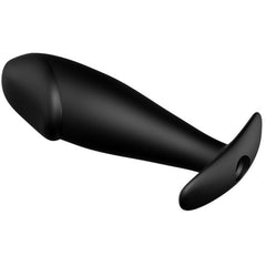 PRETTY LOVE - SILICONE ANAL PLUG PENIS FORM AND 12 VIBRATION MODES BLACK - 53Xshop