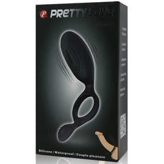 PRETTY LOVE - ETHEL VIBRATING RING WITH STIMULATOR - 53Xshop