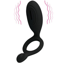 PRETTY LOVE - ETHEL VIBRATING RING WITH STIMULATOR - 53Xshop