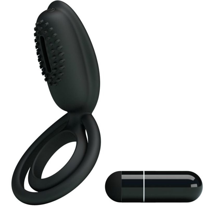 PRETTY LOVE - ESTHER VIBRATING RING WITH STIMULATOR - 53Xshop