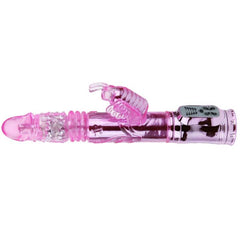 BAILE - RECHARGEABLE VIBRATOR WITH ROTATION AND THROBBING BUTTERF STIMULATOR - 53Xshop