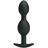 PRETTY LOVE - SILICONE ANAL BALLS 12.5 CM BLACK - 53Xshop