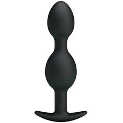 PRETTY LOVE - SILICONE ANAL BALLS 12.5 CM BLACK - 53Xshop