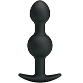 PRETTY LOVE - SPECIAL STIMULATION SILICONE ANAL BALLS 10.3 CM BLACK - 53Xshop