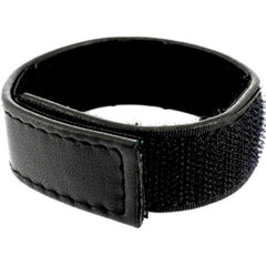 LEATHER BODY - ADJUSTABLE LEATHER STRAP WITH VELCRO FOR PENIS BLACK - 53Xshop