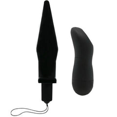 BAILE - DANCE BUTT ANAL PLUG WITH VIBRATION BLACK - 53Xshop