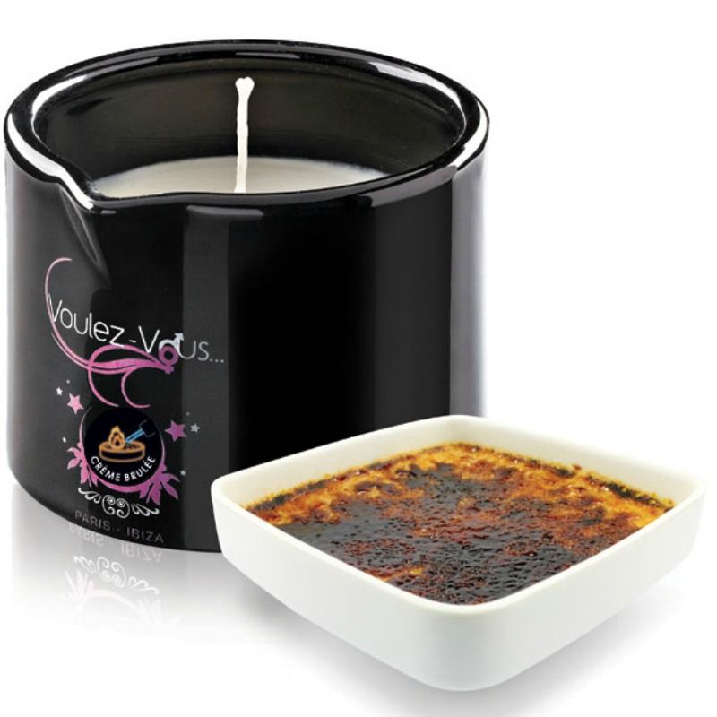 VOULEZ-VOUS - MASSAGE CANDLE-CRÈME BRULÉE 120 ML - 53Xshop