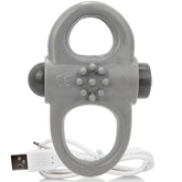 SCREAMING O - RECHARGEABLE VIBRATING RING YOGA GRAY - 53Xshop