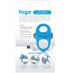 SCREAMING O - RECHARGEABLE VIBRATING RING YOGA BLUE - 53Xshop