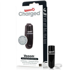 SCREAMING O - RECHARGEABLE VIBRATING BULLET VOOOM BLACK - 53Xshop