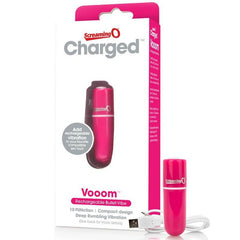 SCREAMING O - RECHARGEABLE VIBRATING BULLET VOOOM PINK - 53Xshop