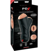 PDX ELITE - DOUBLE PENETRATION VIBRATING STROKER - 53Xshop