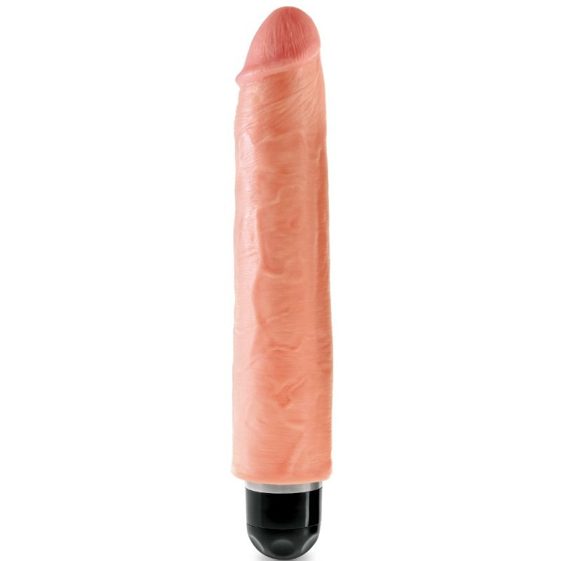 KING COCK - 25.4 CM VIBRATING STIFFY FLESH - 53Xshop