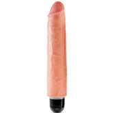 KING COCK - 25.4 CM VIBRATING STIFFY FLESH - 53Xshop