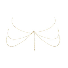 BIJOUX - MAGNIFIQUE METAL CHAINS FOR THE BODY 8 GOLD - 53Xshop