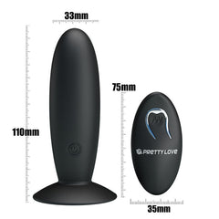PRETTY LOVE - RECHARGEABLE ANAL PLUG WITH VIBRATION AND CONTROL - 53Xshop