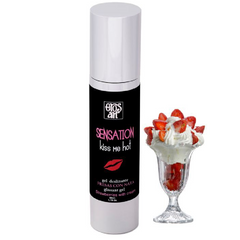 EROS-ART - SENSATTION NATURAL LUBRICANT STRAWBERRIES WITH CREAM 50 ML - 53Xshop
