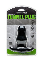 PERFECT FIT BRAND - DOUBLE TUNNEL PLUG MEDIUM BLACK - 53Xshop