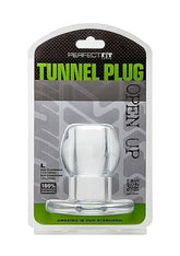 PERFECT FIT BRAND - ASS TUNNEL PLUG SILICONE CLEAR L - 53Xshop