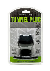 PERFECT FIT BRAND - ASS TUNNEL PLUG SILICONE BLACK L - 53Xshop