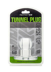 PERFECT FIT BRAND - ASS TUNNEL PLUG SILICONE CLEAR M - 53Xshop