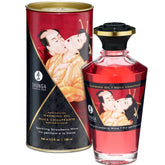 SHUNGA - STRAWBERRIES AND CAVA HEAT EFFECT MASSAGE OIL 100 ML - 53Xshop
