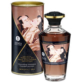 SHUNGA - MASSAGE OIL WITH HEAT EFFECT INTENSE CHOCOLATE FLAVOR 100 ML - 53Xshop