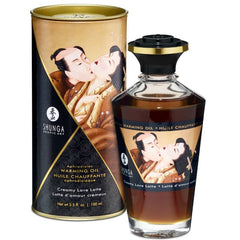 SHUNGA - COFFEE FLAVOR HEAT EFFECT MASSAGE OIL 100 ML - 53Xshop