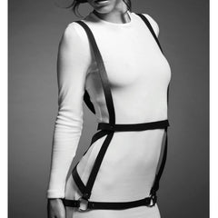 BIJOUX - INDISCRETS MAZE HARNESS DRESS SHAPE BROWN - 53Xshop