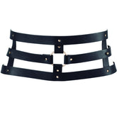 BIJOUX - INDISCRETS MAZE BELT WITH STRAP BLACK - 53Xshop