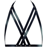 BIJOUX INDISCRETS MAZE - HALTER BRA HARNESS BLACK - 53Xshop