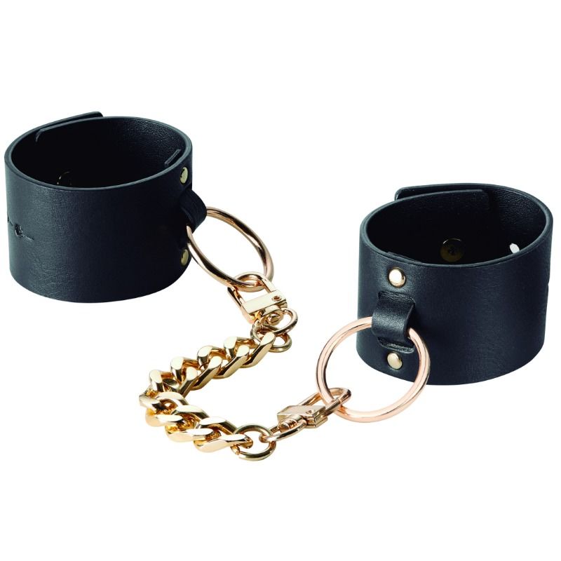 BIJOUX INDISCRETS MAZE - WIDE CUFFS BLACK - 53Xshop