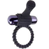 FANTASY C-RINGZ - BLACK SILICONE VIBRATING RING - 53Xshop