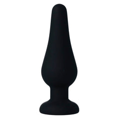 INTENSE - ANAL PLUG PIPO M BLACK SILICONE 11 CM - 53Xshop