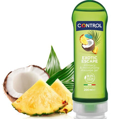CONTROL - 2 EN 1 MASSAGE & PLEASURE EXOTIC 200 ML - 53Xshop