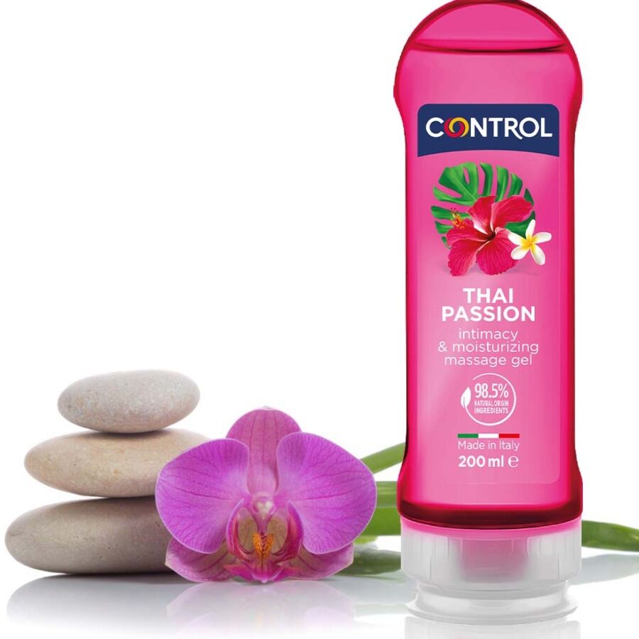 CONTROL - 2 EN 1 MASSAGE & PLEASURE THAI PASSION 200 ML - 53Xshop