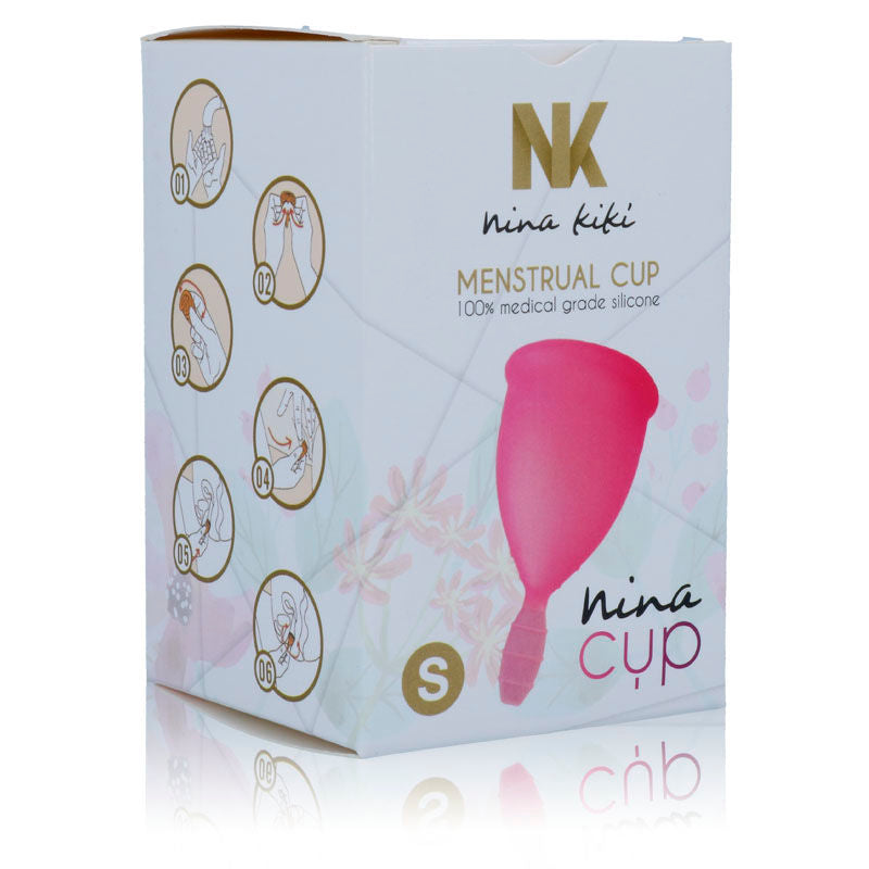 NINA KIKÍ - MENSTRUAL CUP PINK - SIZE S - 53Xshop