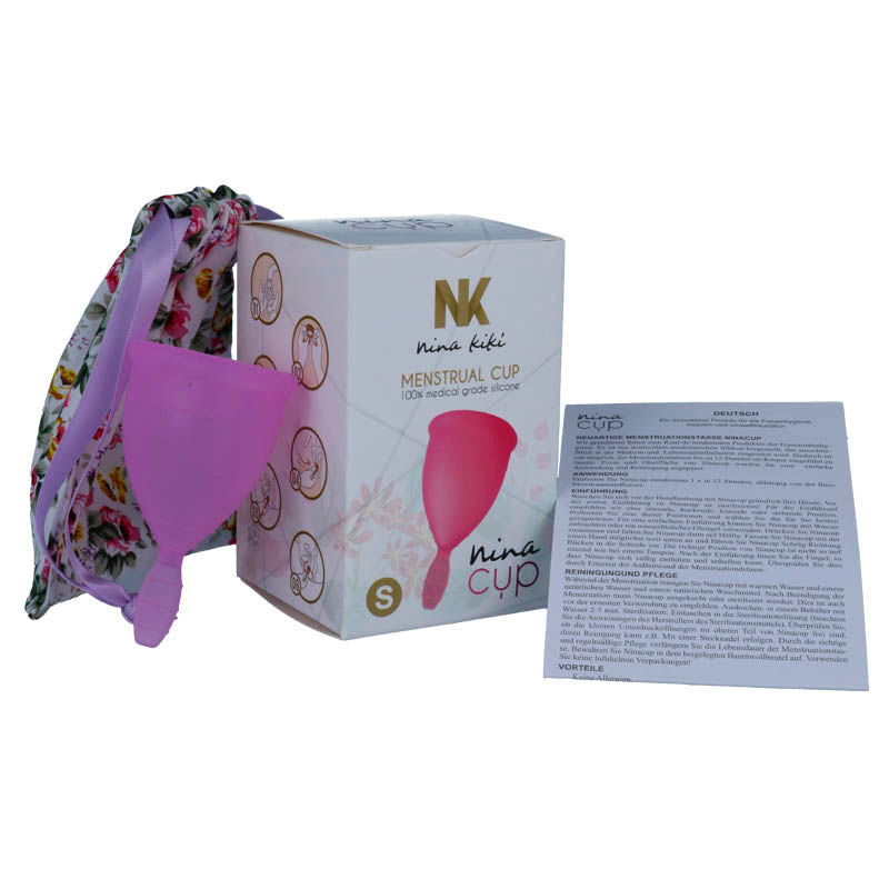 NINA KIKÍ - MENSTRUAL CUP PURPLE - SIZE S - 53Xshop