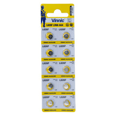 VINNIC - LR66 (AG4) 10 BATTERIES - 53Xshop